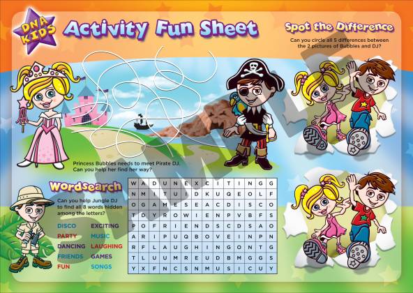 Activity Fun Sheet