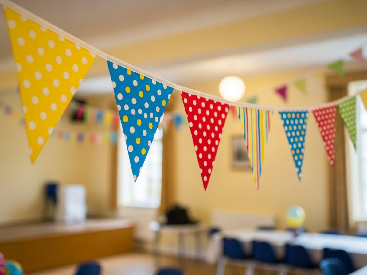 Birthday party bunting