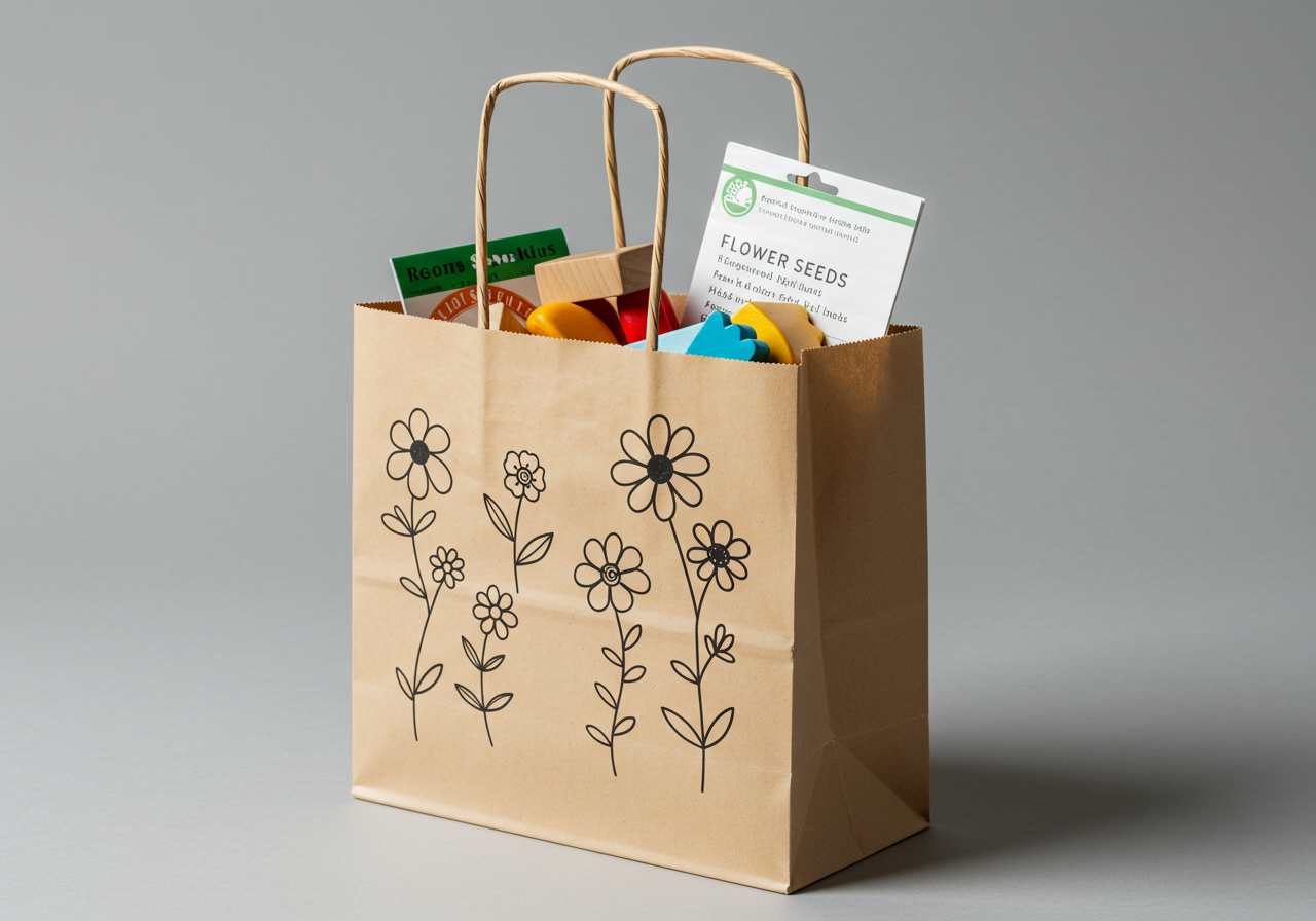 Sustainable kids party bag