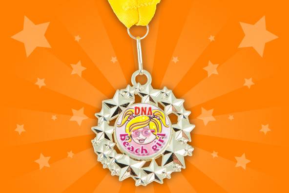 Beach Girl Medal