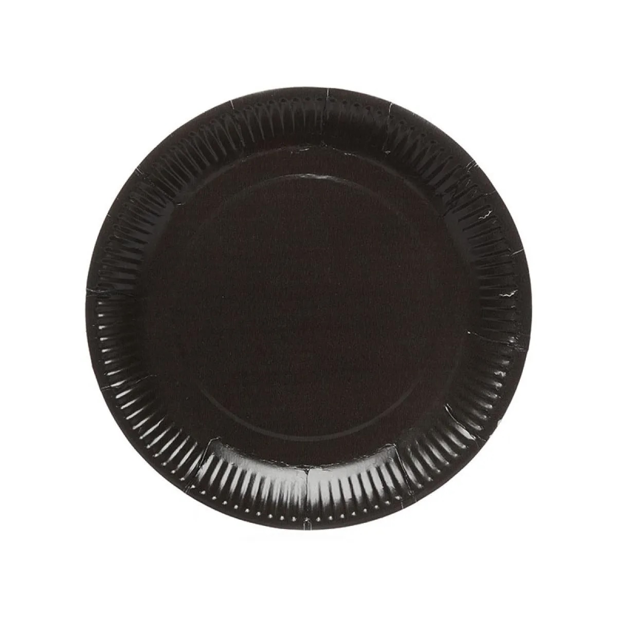 Classic Black Plates (23cm) - pack of 8