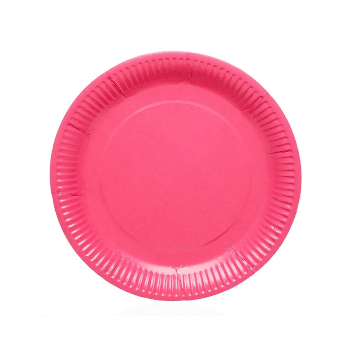 Bright Pink Plates (23cm) - pack of 8