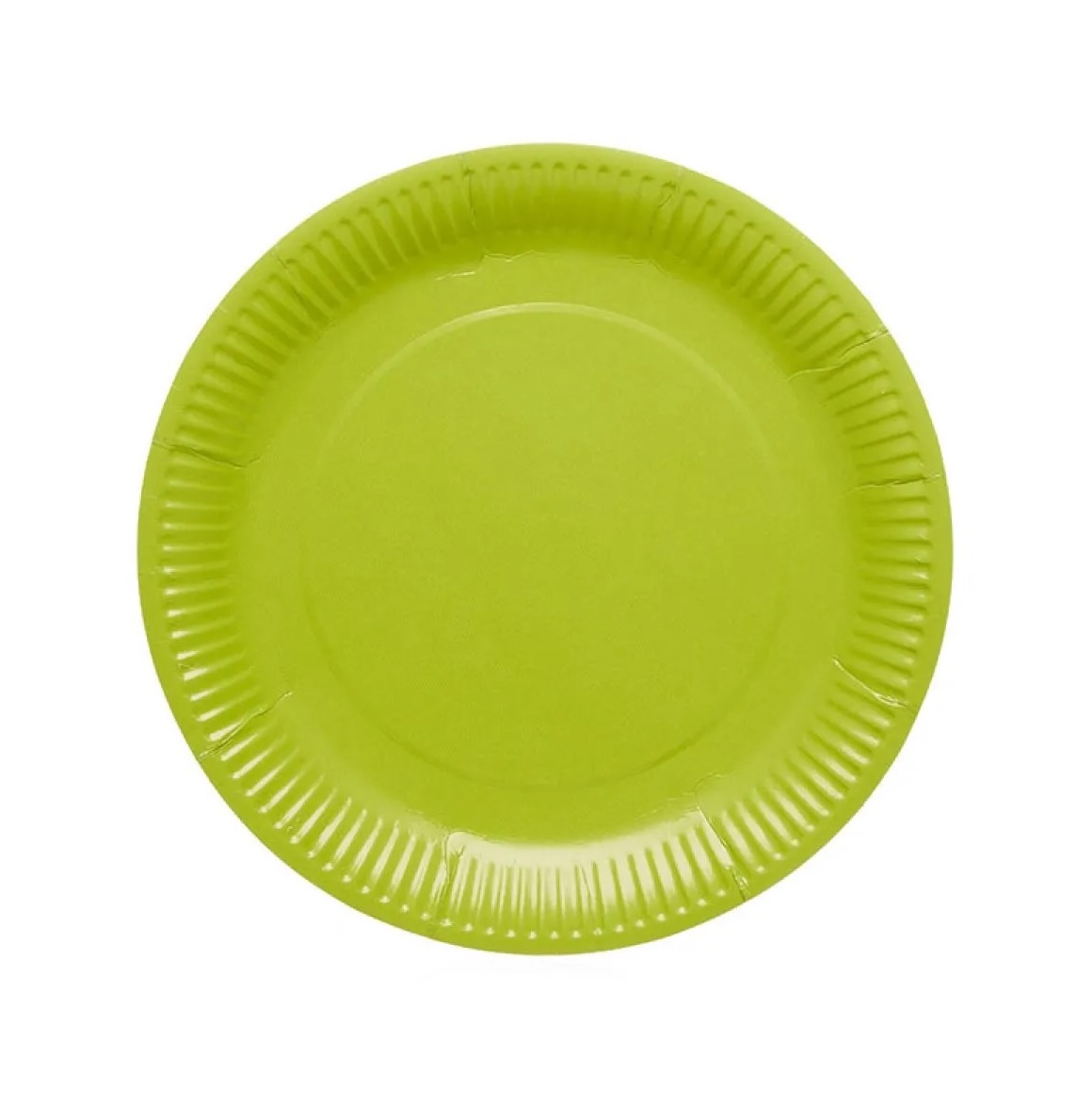 Lime Green Plates (23cm) - pack of 8