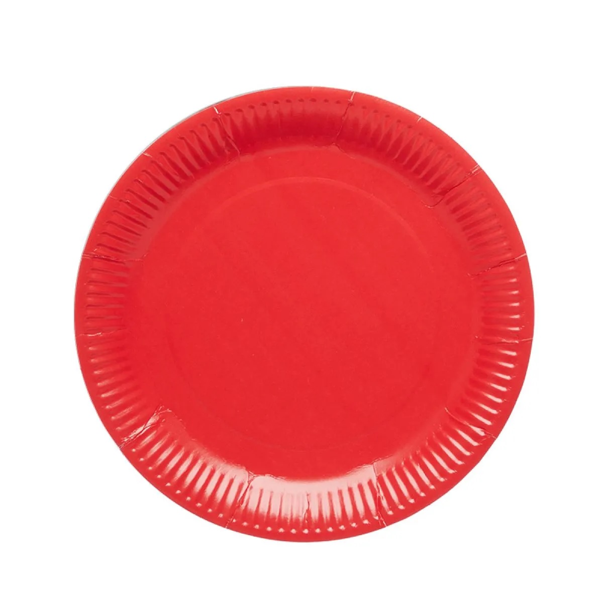 Bright Red Plates (23cm) - pack of 8