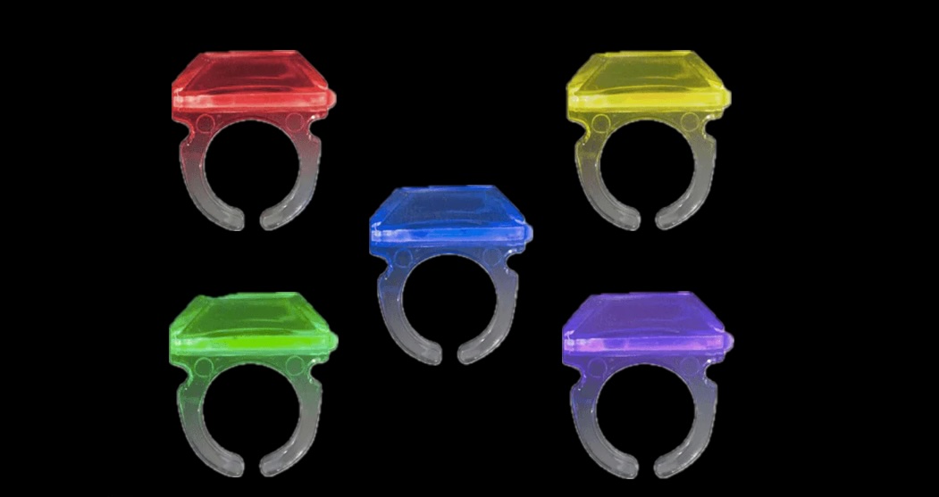 Glow Rings - pack of 6