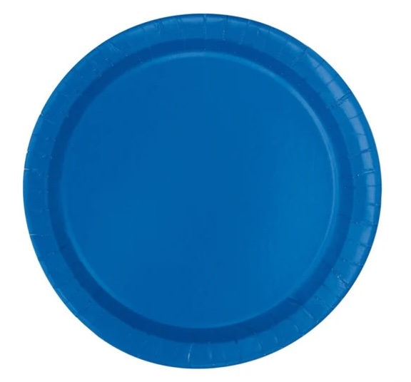 Royal Blue Plates (21.9cm) - pack of 8