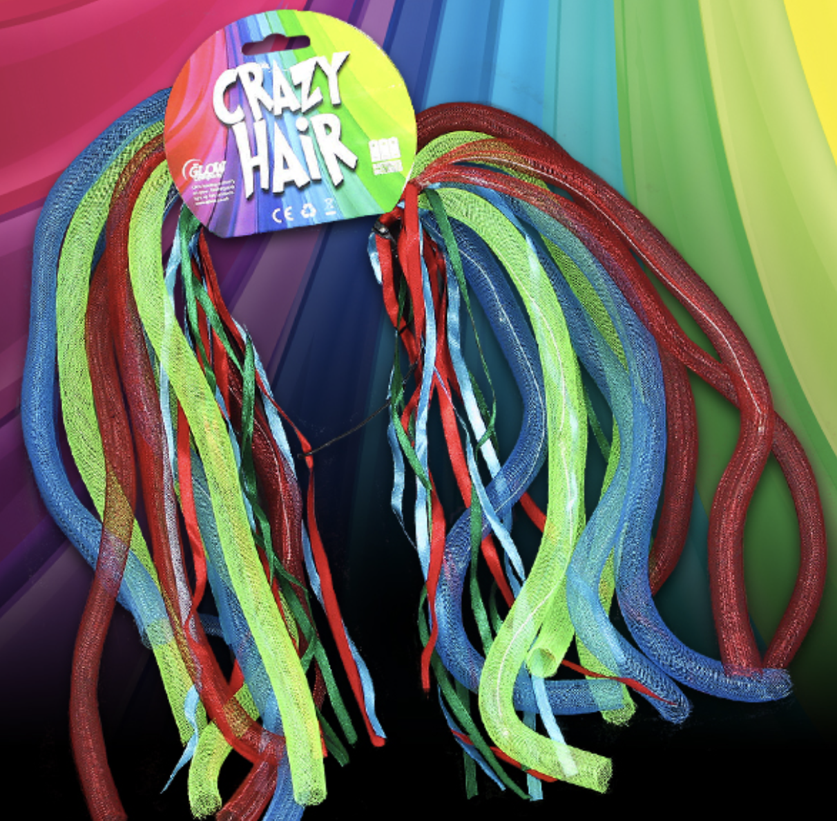 LED Crazy Hair - each