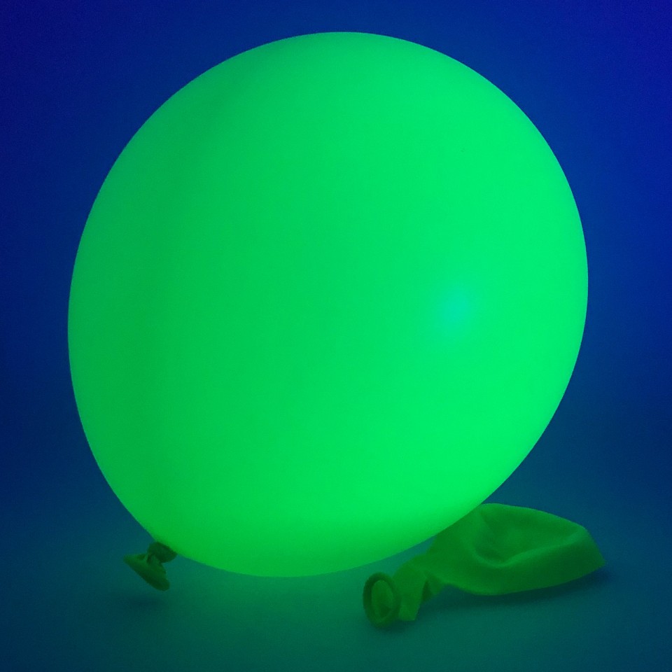 Glow Balloons, Green - pack of 25