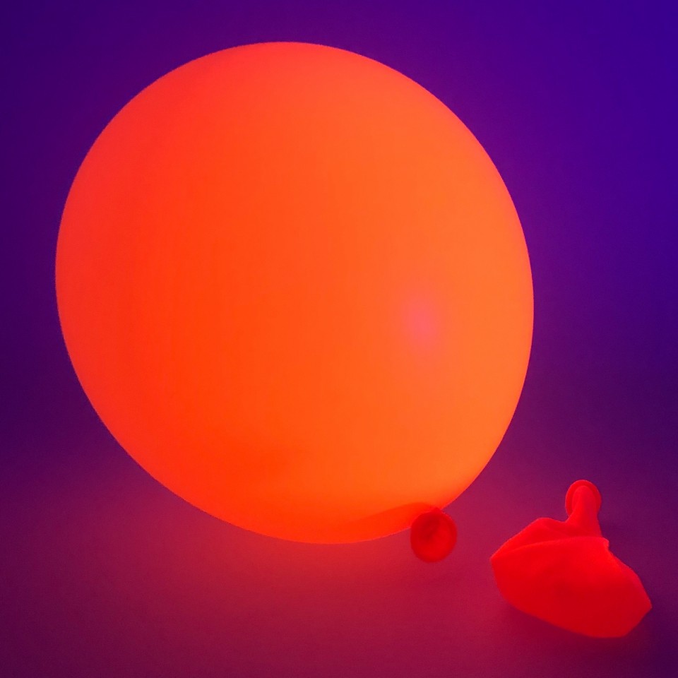 Glow Balloons, Orange - pack of 25