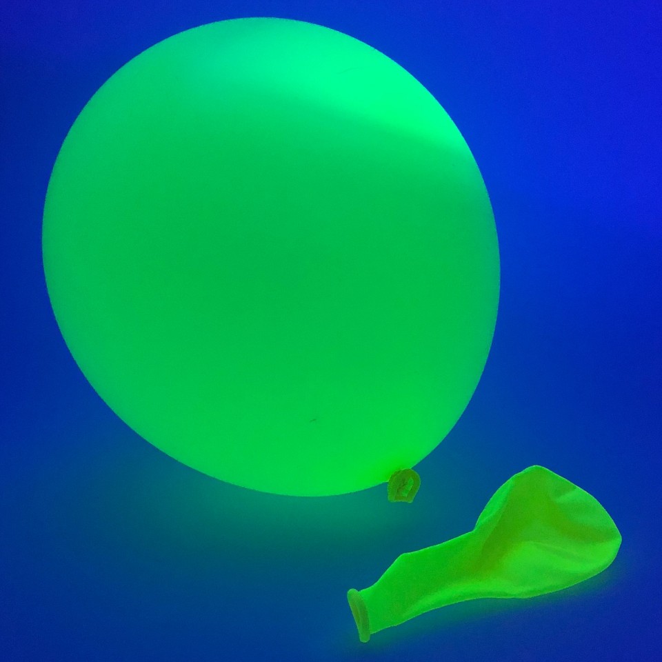 Glow Balloons, Yellow - pack of 25