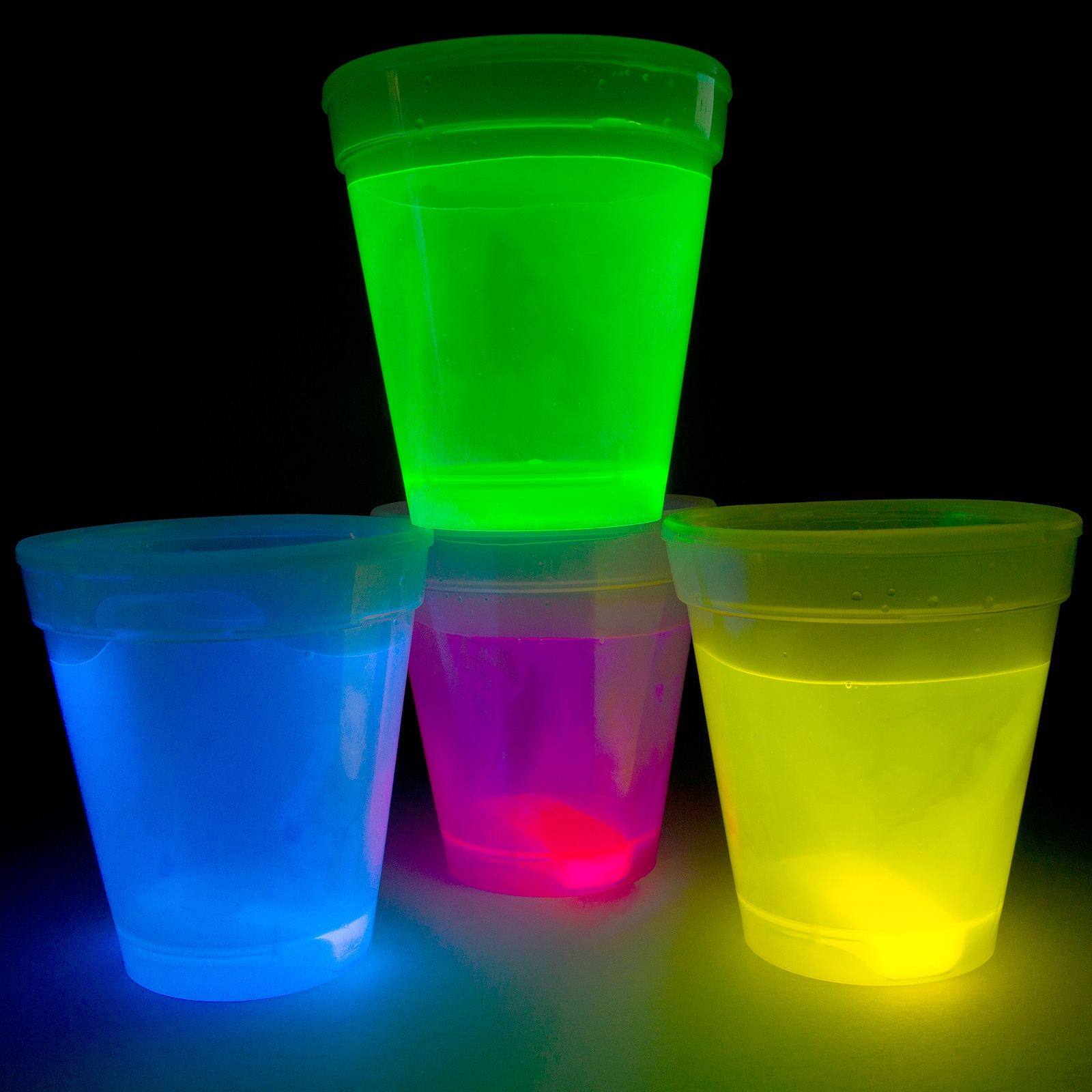 Glow Cups - pack of 4