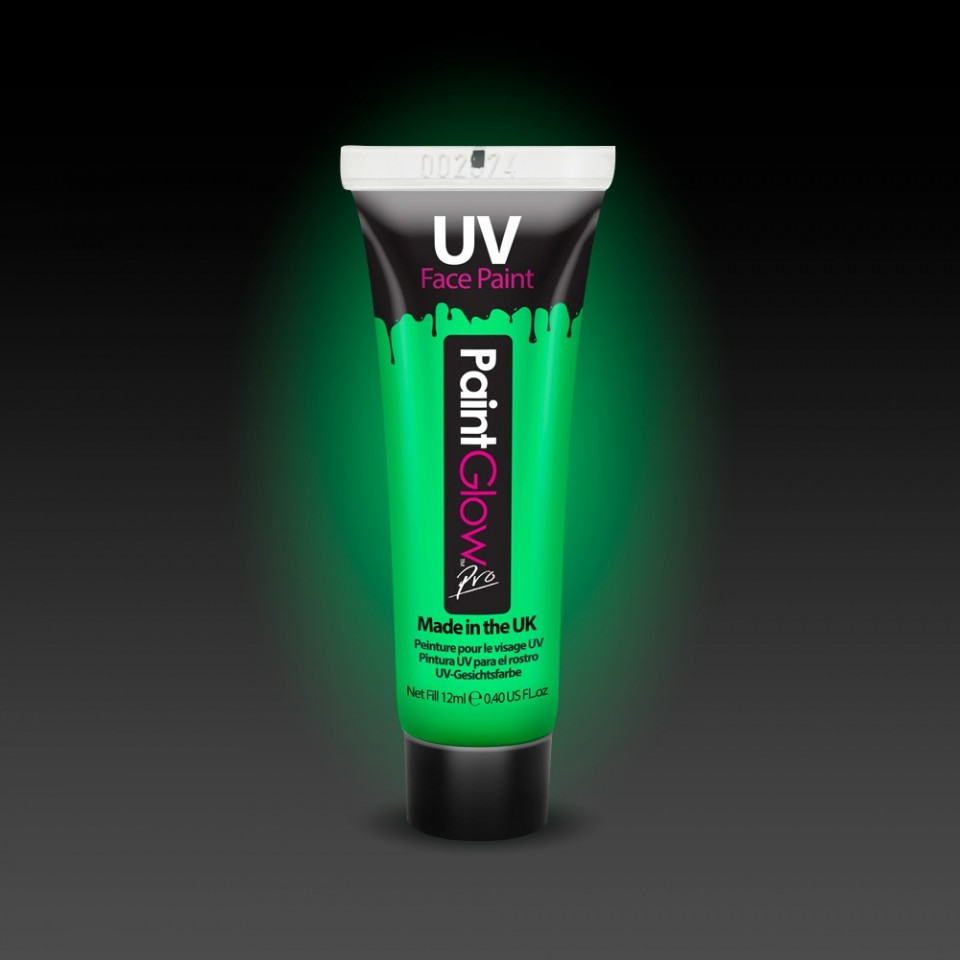 Neon Face & Body Paint, Green - each