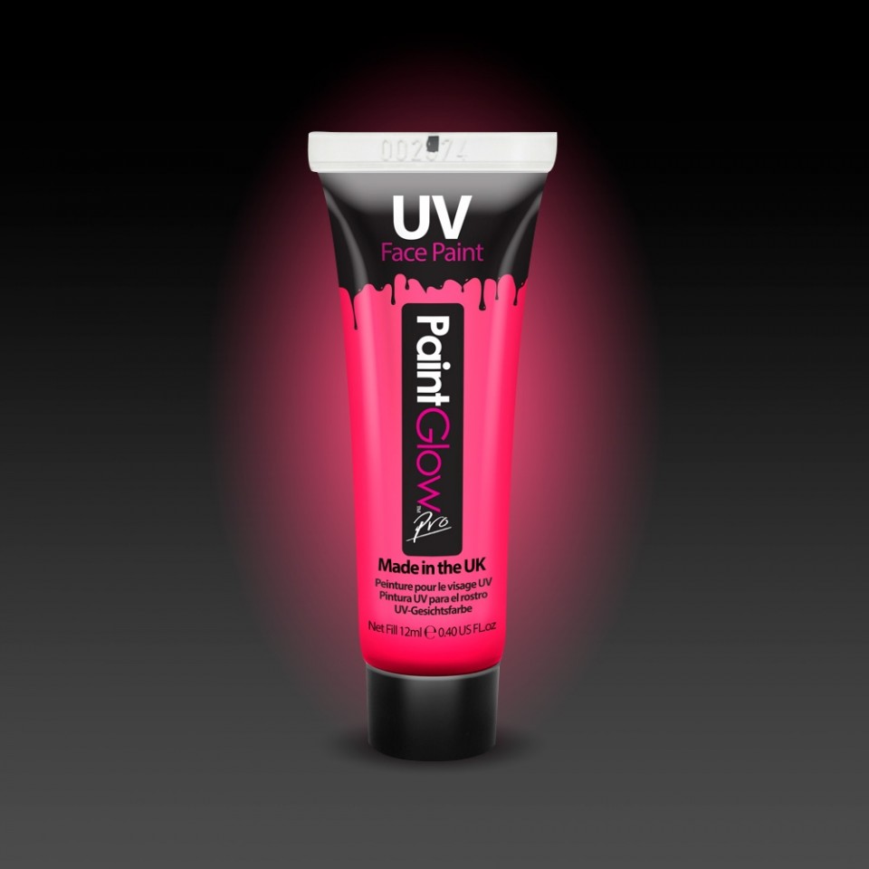 Neon Face & Body Paint, Pink - each