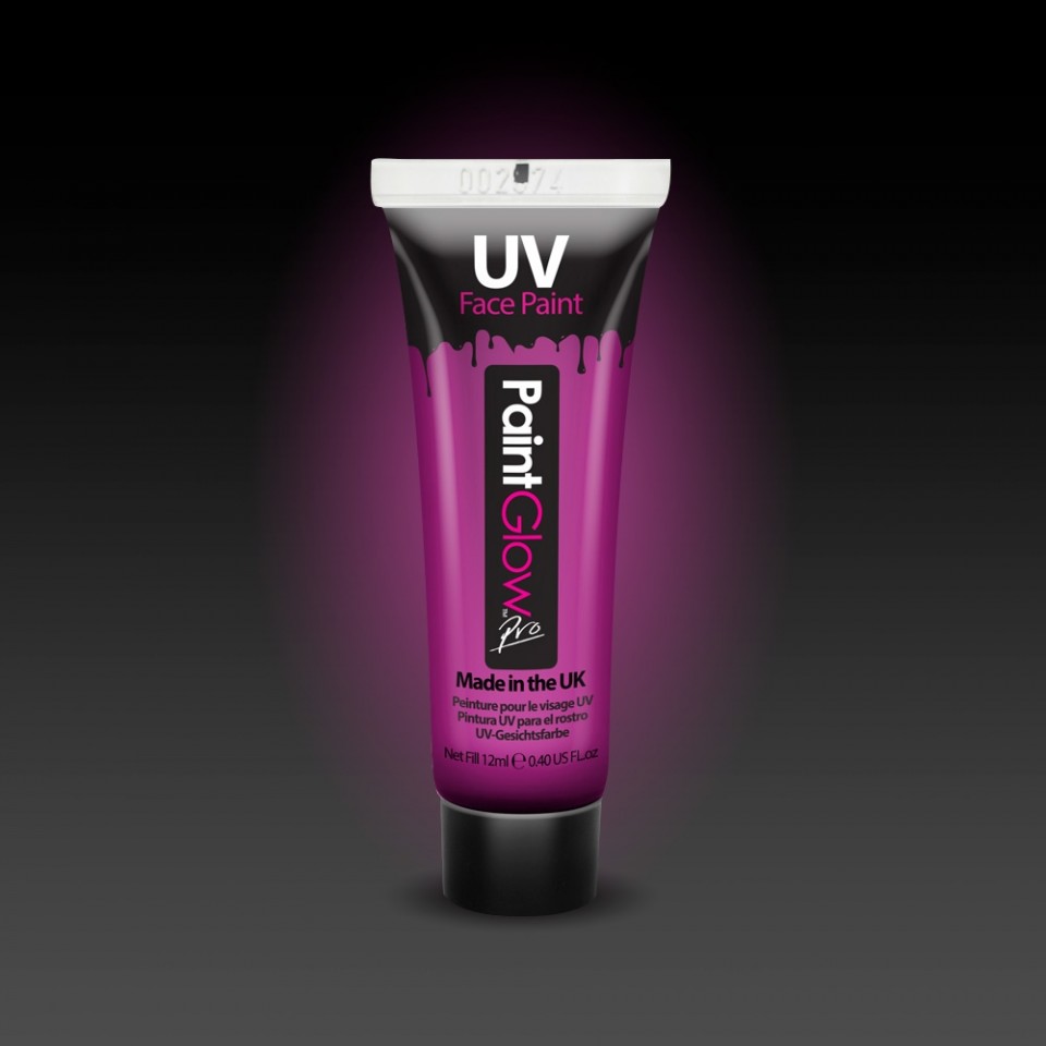 Neon Face & Body Paint, Purple - each